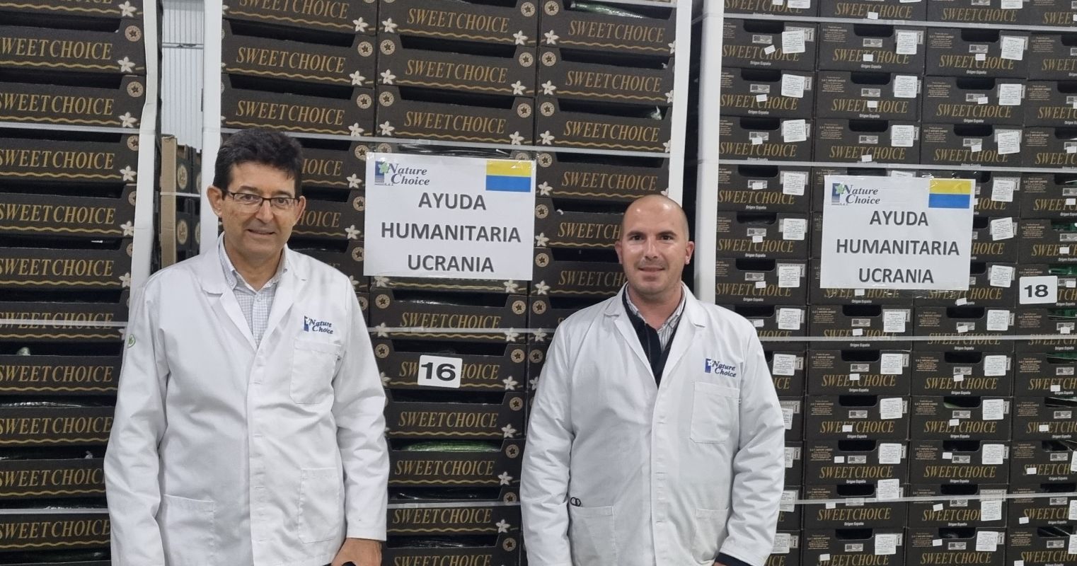 Nature Choice envía a Ucrania 20 toneladas de Hortalizas para la alimentación de los civiles que siguen en el país